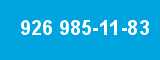 926 985-11-83 926 985-11-83